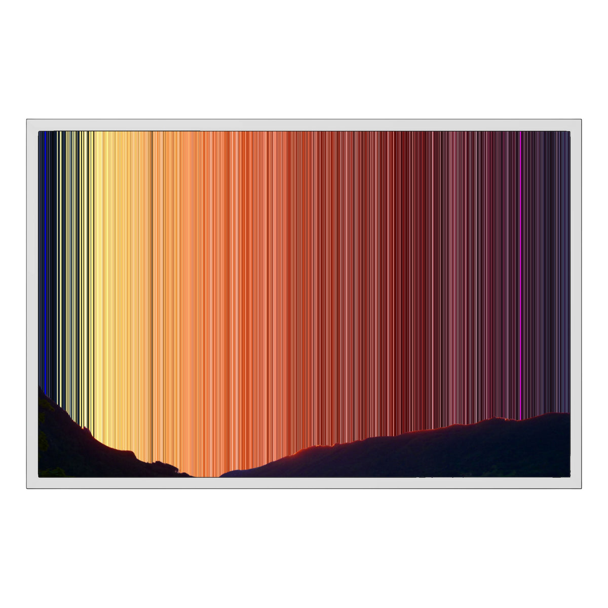30×20" Float Frame Canvas - White Frame variant