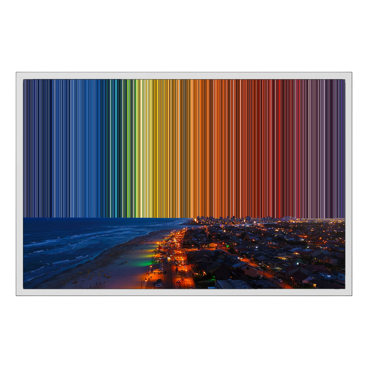 Lienzo con marco flotante, 30×20", marco blanco
