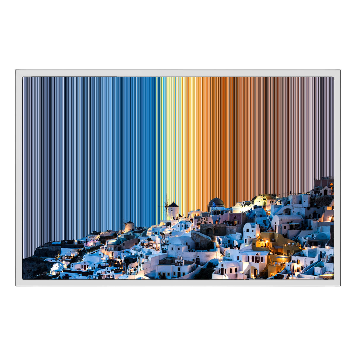 Lienzo con marco flotante, 30×20", marco blanco