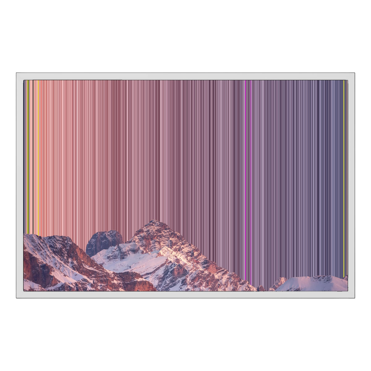 30×20" Float Frame Canvas - White Frame variant