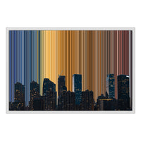30×20" Float Frame Canvas - White Frame variant
