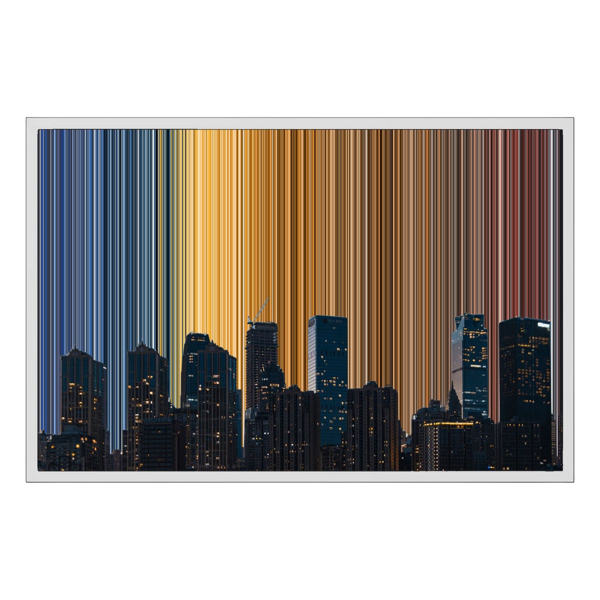 30×20" Float Frame Canvas - White Frame variant
