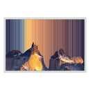 Leinwandbild mit Schattenfugenrahmen im Format 30×20", weißer Rahmen