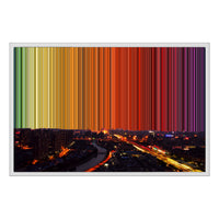 30×20" Float Frame Canvas - White Frame variant