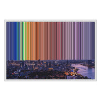30×20" Float Frame Canvas - White Frame variant