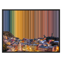 Leinwandbild mit Schattenfugenrahmen im Format 30×24", schwarzer Rahmen