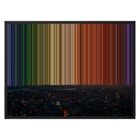 30×24" Float Frame Canvas - Black Frame variant
