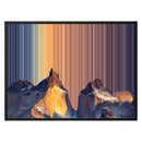 Leinwandbild mit Schattenfugenrahmen im Format 30×24", schwarzer Rahmen