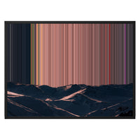 Canvas in baklijst, 30×24", zwarte lijst