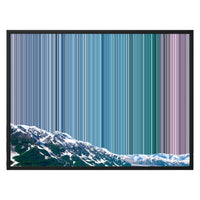 30×24" Float Frame Canvas - Black Frame variant