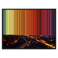 30×24" Float Frame Canvas - Black Frame variant