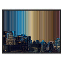 Lienzo con marco flotante, 30×24", marco negro