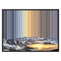 Lienzo con marco flotante, 30×24", marco negro