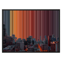 30×24" Float Frame Canvas - Black Frame variant