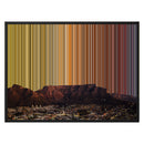 30×24" Float Frame Canvas - Black Frame variant