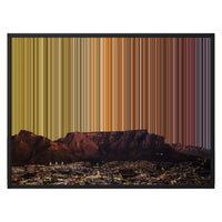 30×24" Float Frame Canvas - Black Frame variant