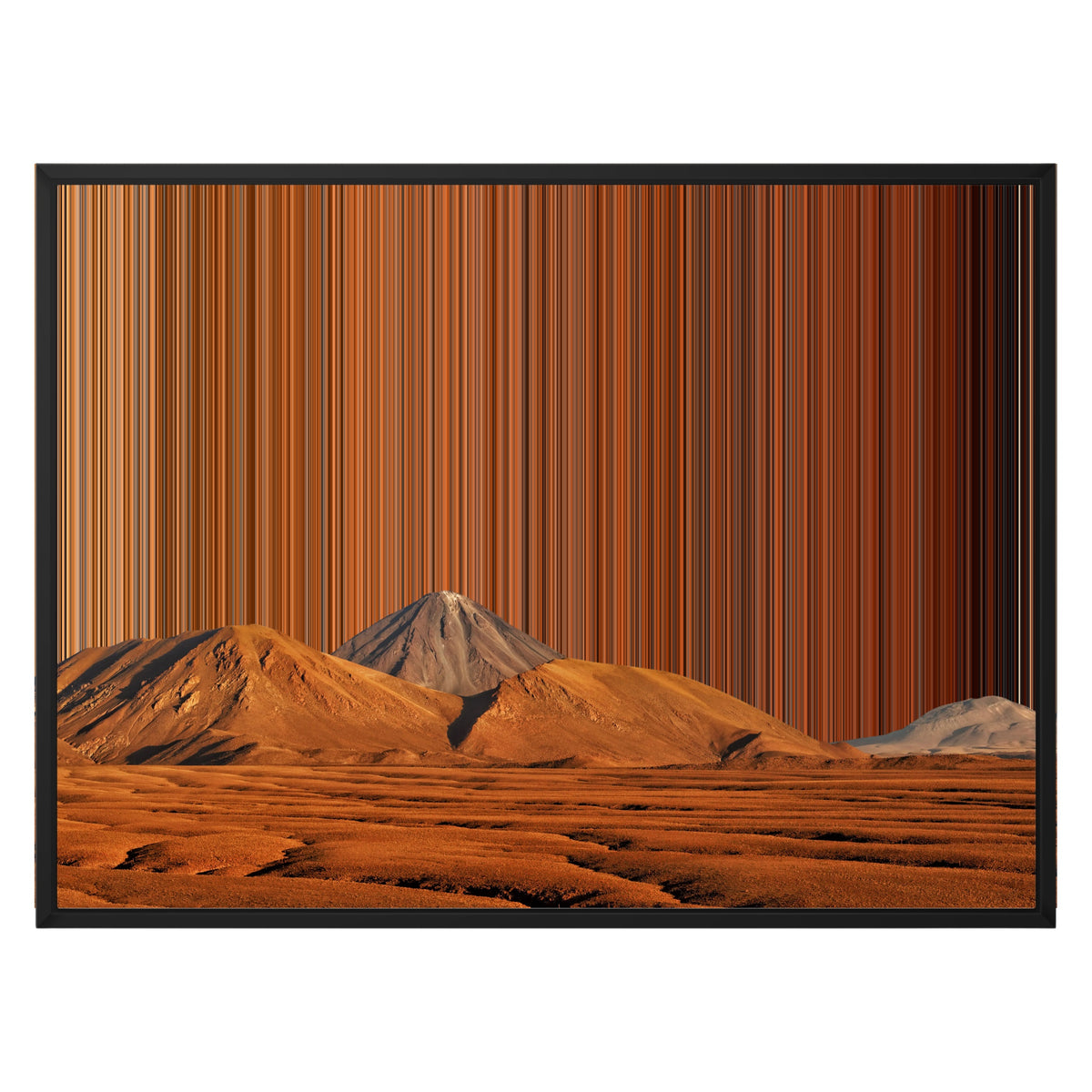 30×24" Float Frame Canvas - Black Frame variant