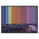 30×24" Float Frame Canvas - Black Frame variant