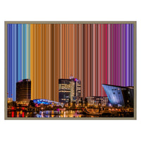 Lerret i floaterramme, 30×24", ramme i naturtre