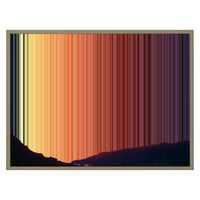 30×24" Float Frame Canvas - Natural Frame variant