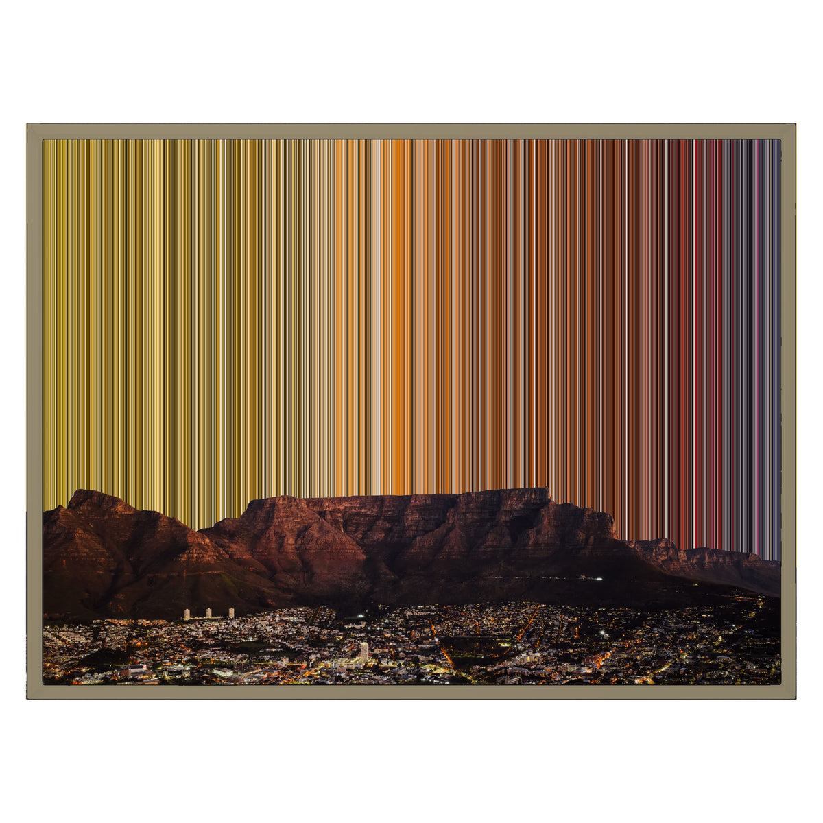 30×24" Float Frame Canvas - Natural Frame variant