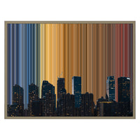 30×24" Float Frame Canvas - Natural Frame variant