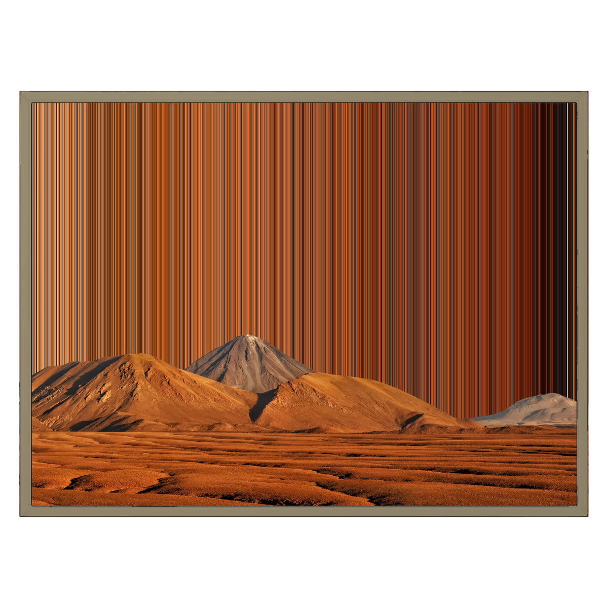 30×24" Float Frame Canvas - Natural Frame variant