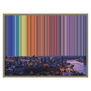 30×24" Float Frame Canvas - Natural Frame variant