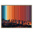Leinwandbild mit Schattenfugenrahmen im Format 30×24", Rahmen aus Naturholz