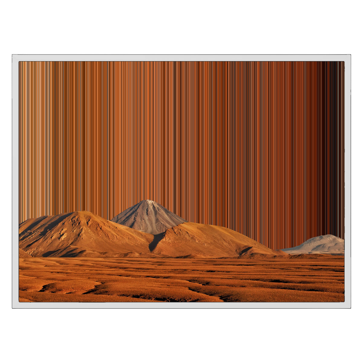 30×24" Float Frame Canvas - White Frame variant