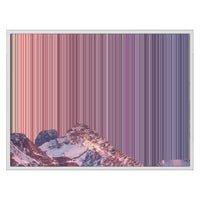 30×24" Float Frame Canvas - White Frame variant