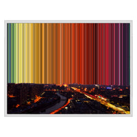30×24" Float Frame Canvas - White Frame variant