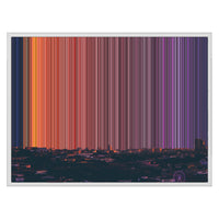 30×24" Float Frame Canvas - White Frame variant