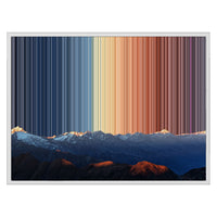 Tela con cornice a cassetta, 30×24", cornice bianca