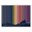 Lærred i floater-ramme, 30×24", hvid ramme