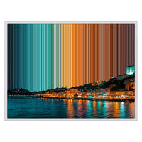Lienzo con marco flotante, 30×24", marco blanco