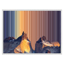 Leinwandbild mit Schattenfugenrahmen im Format 30×24", weißer Rahmen