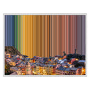 Leinwandbild mit Schattenfugenrahmen im Format 30×24", weißer Rahmen