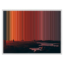 30×24" Float Frame Canvas - White Frame variant
