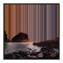 Lienzo con marco flotante, 30×30", marco negro