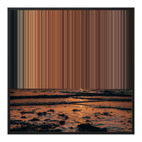 30×30" Float Frame Canvas - Black Frame variant
