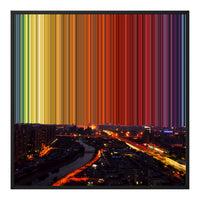 30×30" Float Frame Canvas - Black Frame variant