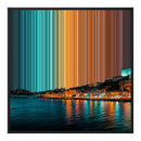 Lienzo con marco flotante, 30×30", marco negro