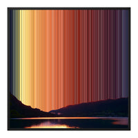 30×30" Float Frame Canvas - Black Frame variant