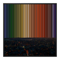 30×30" Float Frame Canvas - Black Frame variant