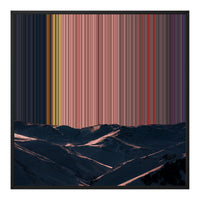 Canvas in baklijst, 30×30", zwarte lijst
