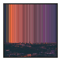 30×30" Float Frame Canvas - Black Frame variant
