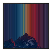 30×30" Float Frame Canvas - Black Frame variant