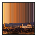 Lienzo con marco flotante, 30×30", marco negro