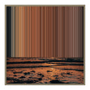 30×30" Float Frame Canvas - Natural Frame variant
